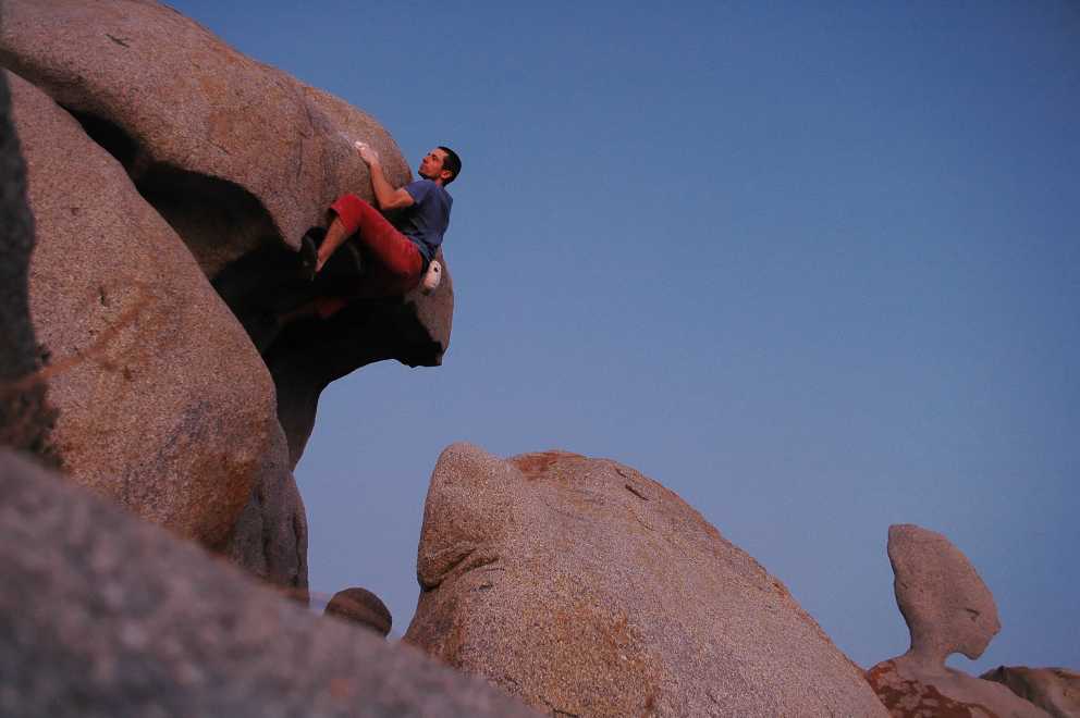 Iza Gronowska Gajda, Punta di Capineru, bouldering, Korsyka